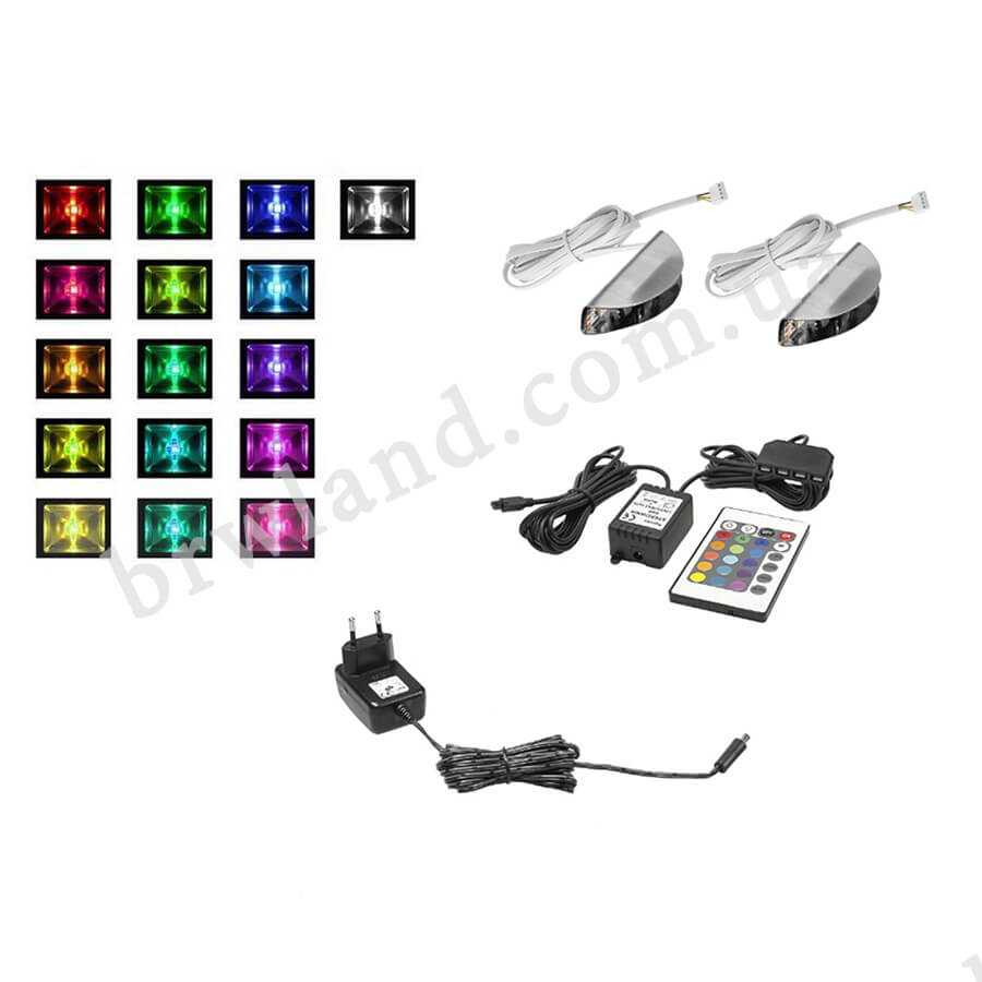 Фото підсвітки 2xLED RGB CAMA