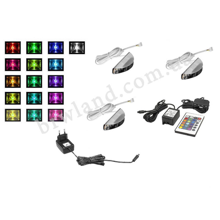 Фото підсвітки 3xLED RGB CAMA