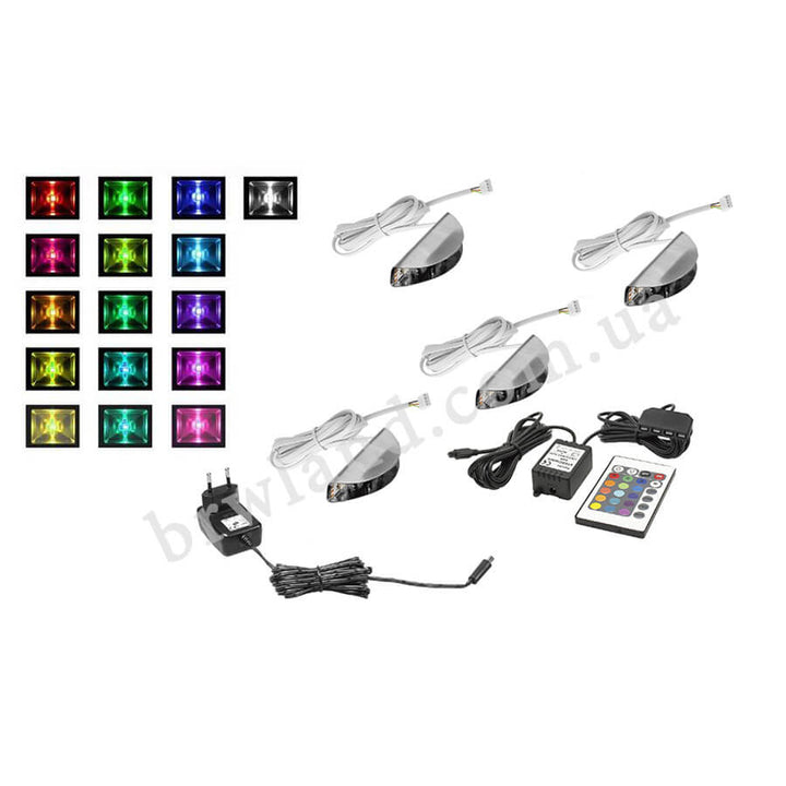 Фото підсвітки 4xLED RGB CAMA