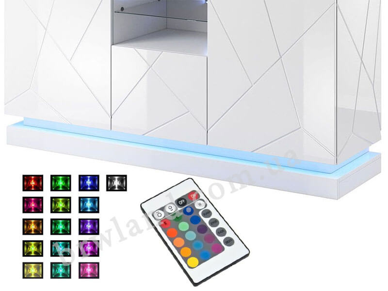 Фото пдсвітка LED RGB комода QIU CAMA