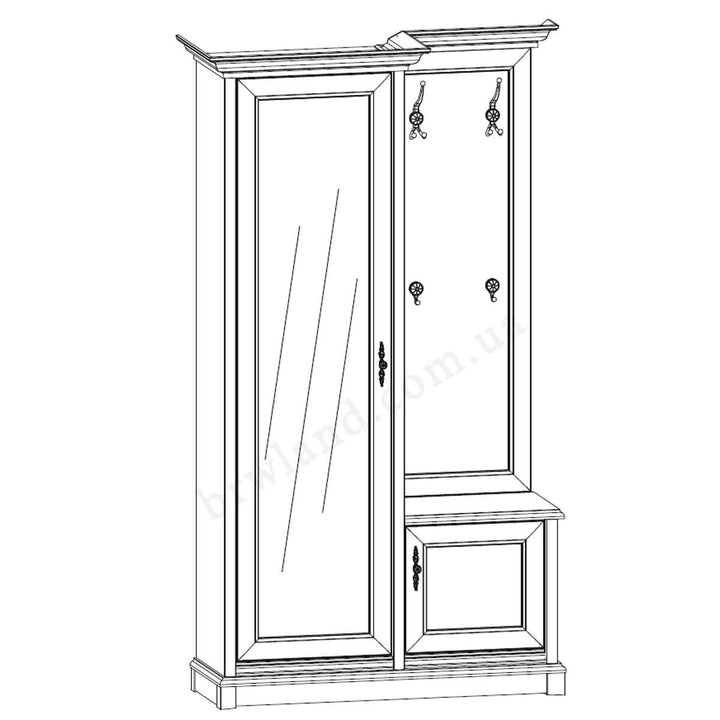 Фото схеми передпокою 110L СОНАТА НЬЮ ГЕРБОР