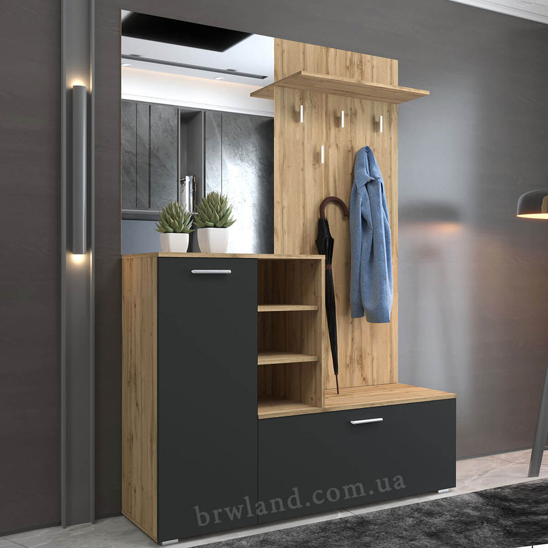 Фото передпокою ВЕТЛАНДА ГЕРБОР дуб тахо / антрацит