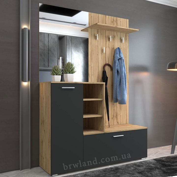 Фото передпокою ВЕТЛАНДА ГЕРБОР дуб тахо / антрацит