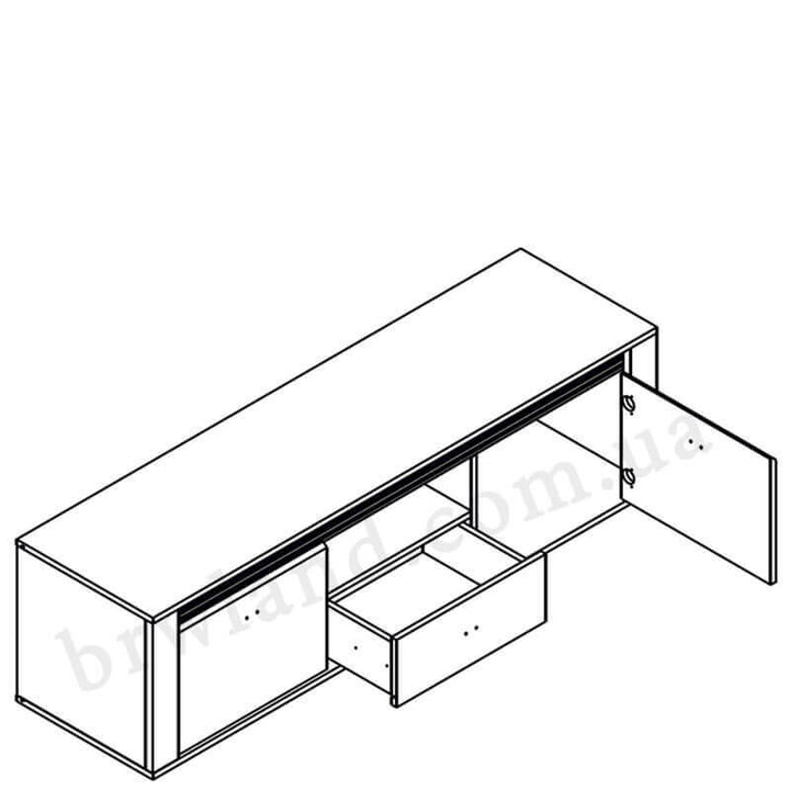 Фото схеми наповнення тумби під телевізор вітальні СЕЛЕНА ГЕРБОР