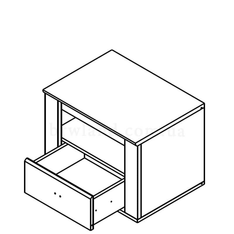 Фото схеми наповнення приліжкової тумбочки СЕЛЕНА ГЕРБОР KOM1S