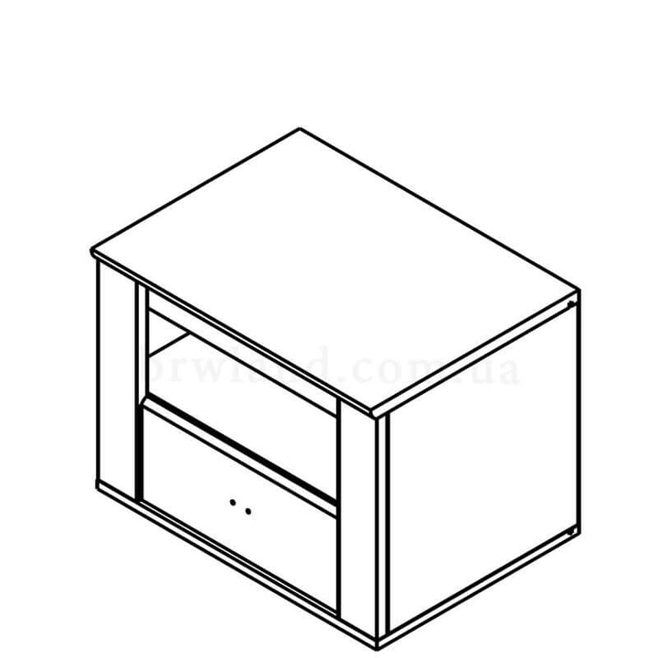 Фото схеми приліжкової тумбочки СЕЛЕНА ГЕРБОР KOM1S