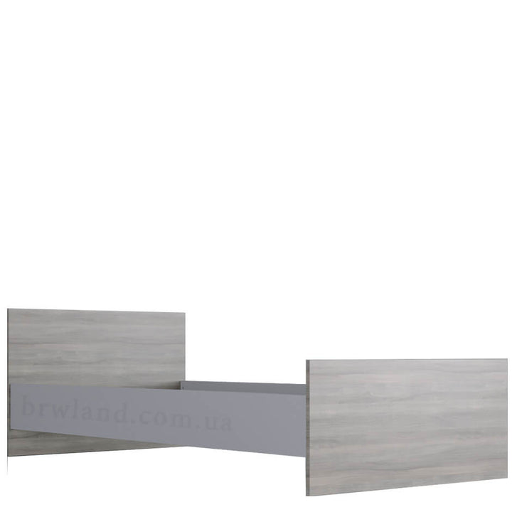 Фото ліжка СІМПЛ БРВ LOZ90 кашемір / вяз ліберті світлий