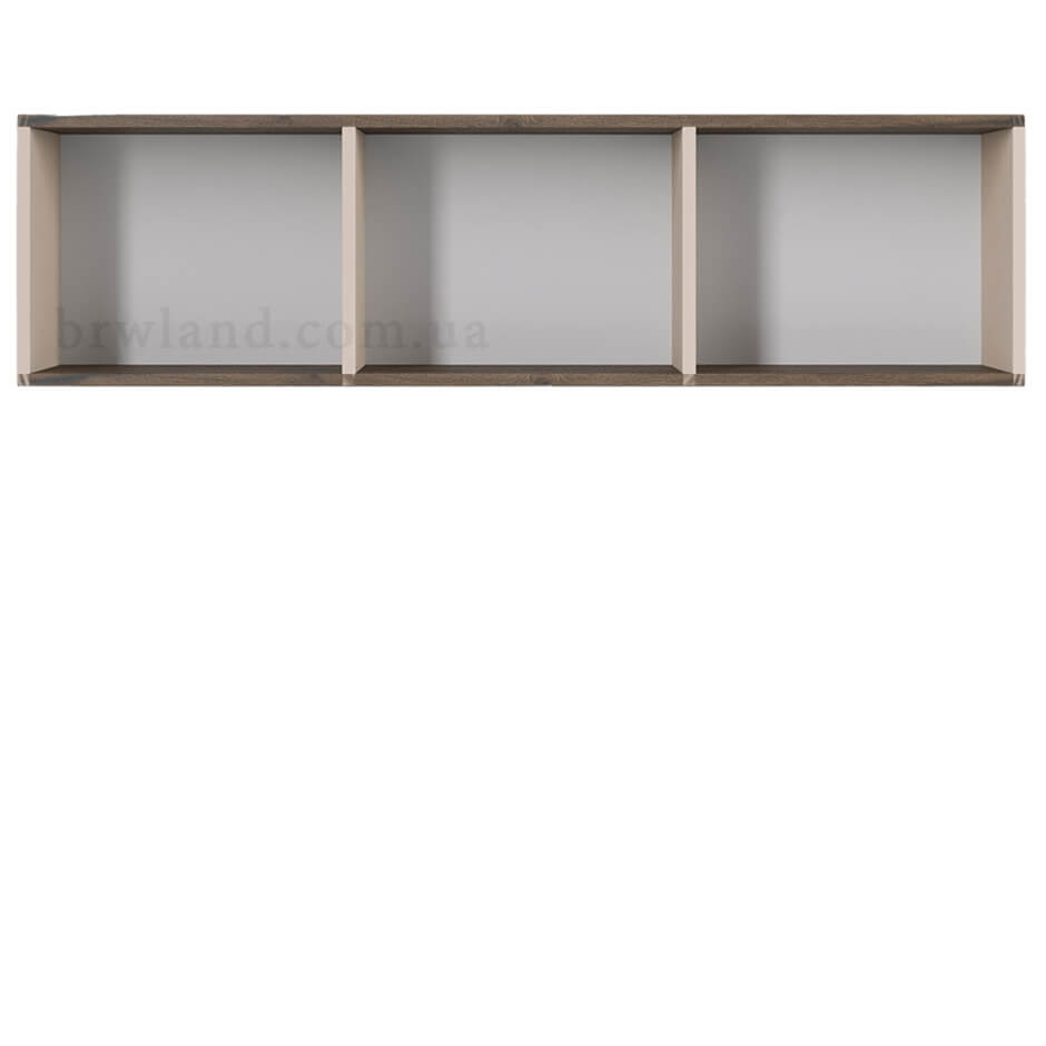 Фото полиці СІМПЛ БРВ SFW120 макадамія / дуб ліворно