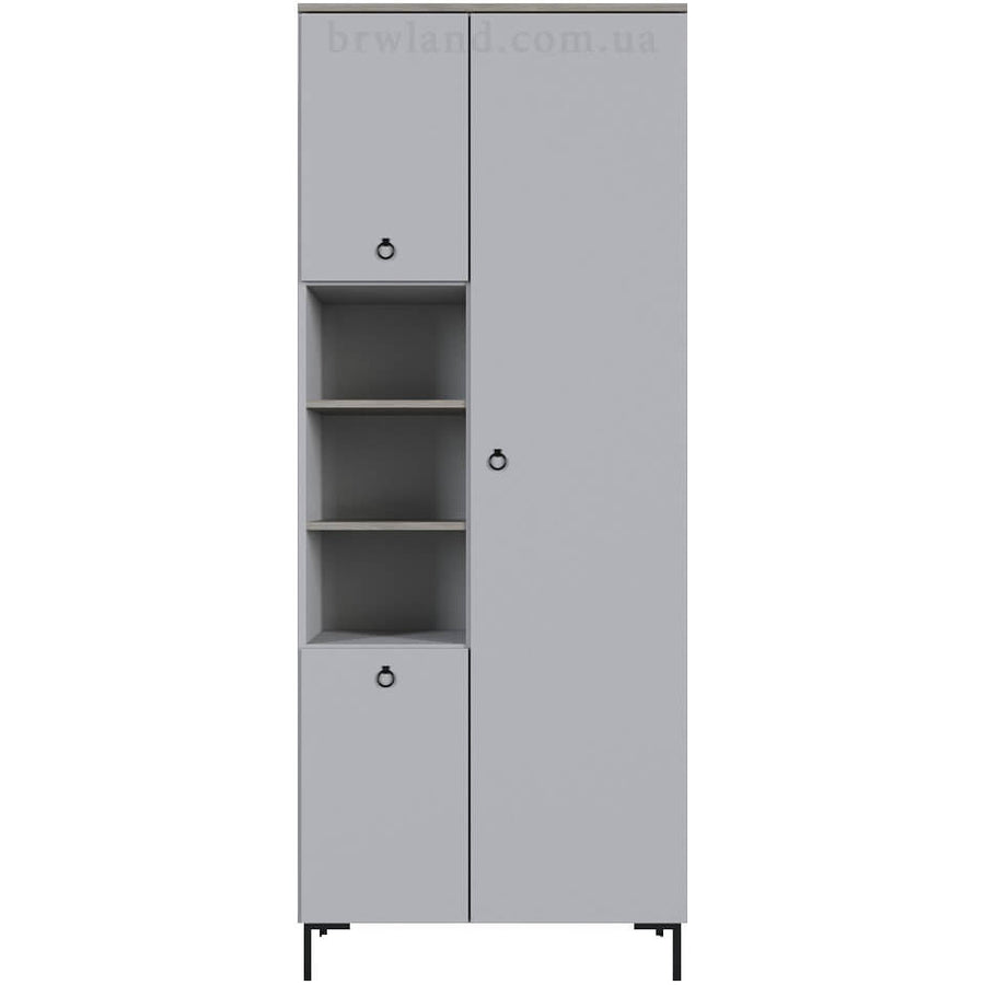 Фото стелажу СІМПЛ БРВ REG3D кашемір / вяз ліберті світлий