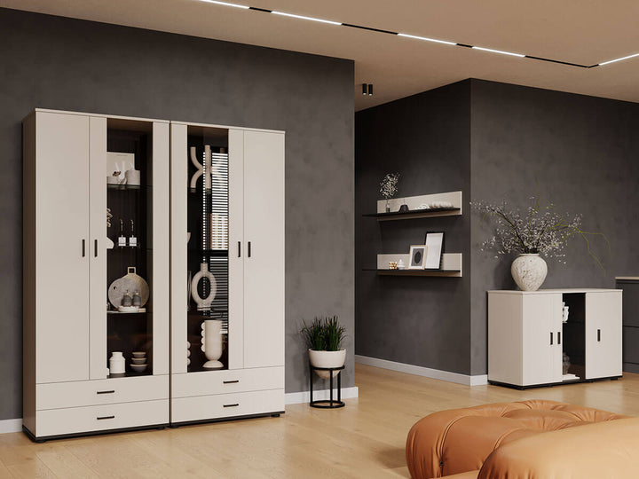 Фото вітальні 10 SOHO CAMA кашемір / чорний