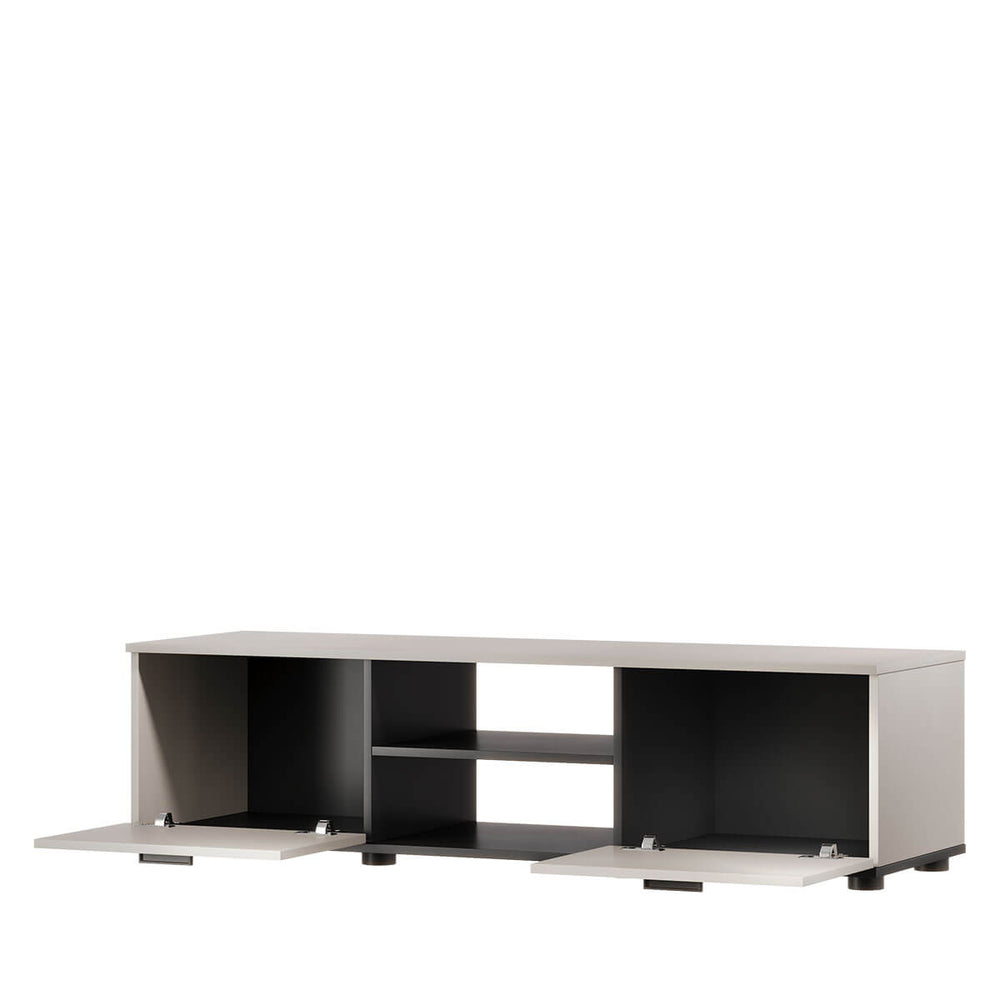 Фото наповнення тумби під телевізор 140 S4 SOHO CAMA кашемір / чорний