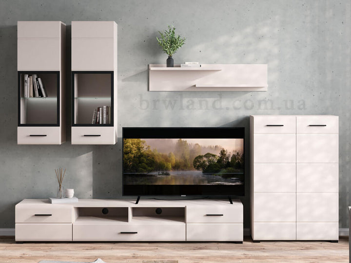 Фото стінки у вітальню АРКТИКА ВМК кашемір