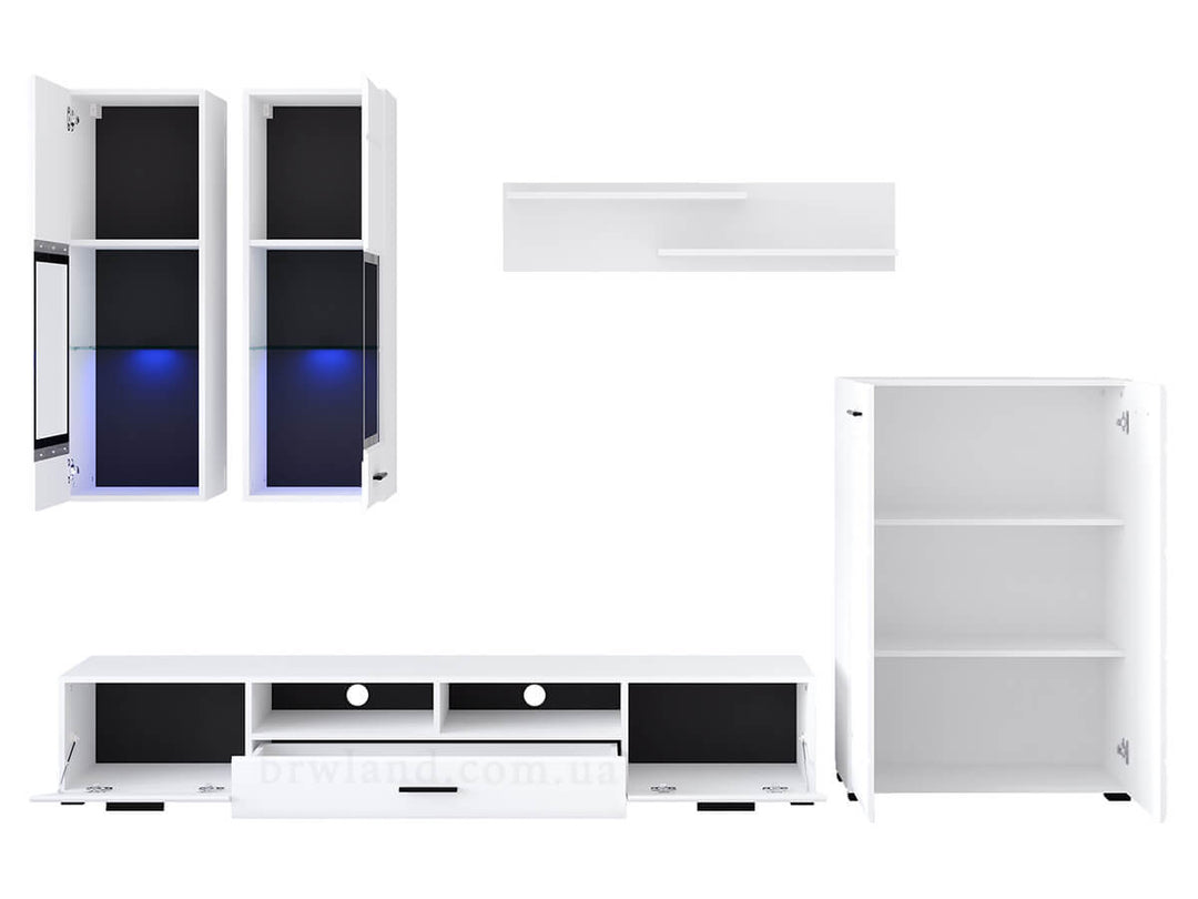 Фото наповнення стінки АРКТИКА БРВ-Україна німфея альба / білий глянець