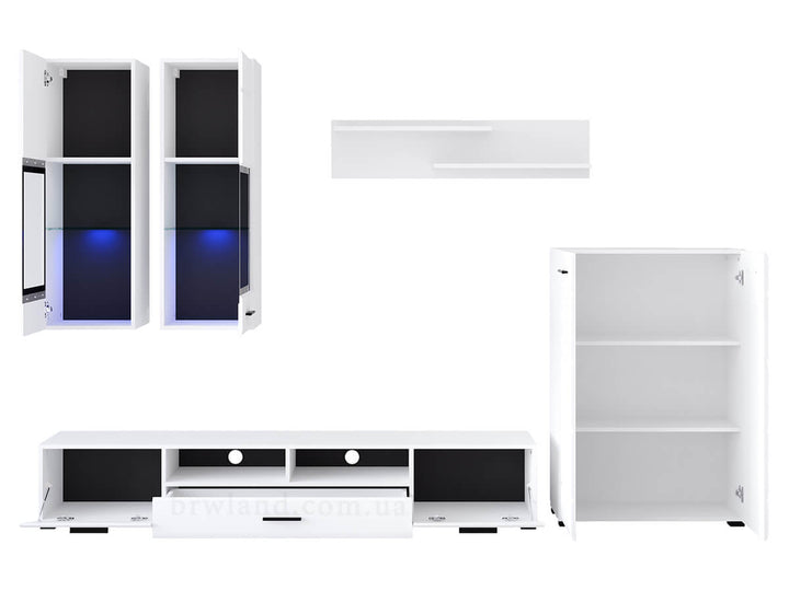 Фото наповнення стінки АРКТИКА БРВ-Україна німфея альба / білий глянець