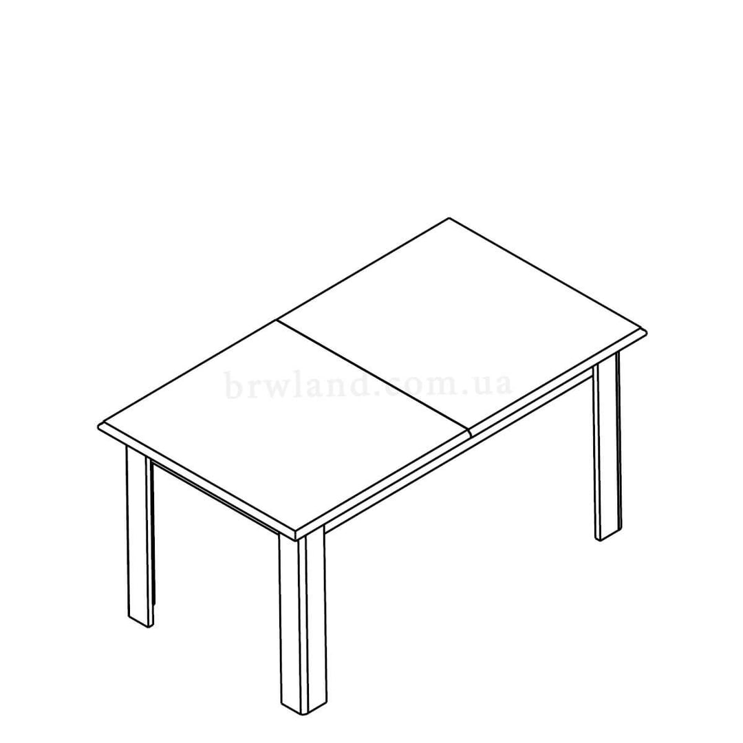 Фото схеми обіднього столу STO160 СОНАТА НЬЮ ГЕРБО