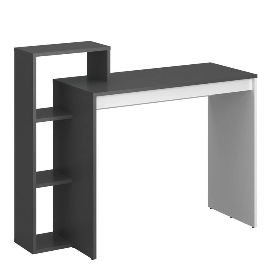 Фото письмового столу 110H ВМВ графіт / білий