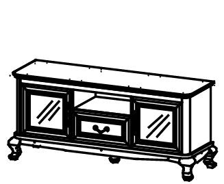 На фото схема тумби ТВ VERONA TARANKO V-RTV/a