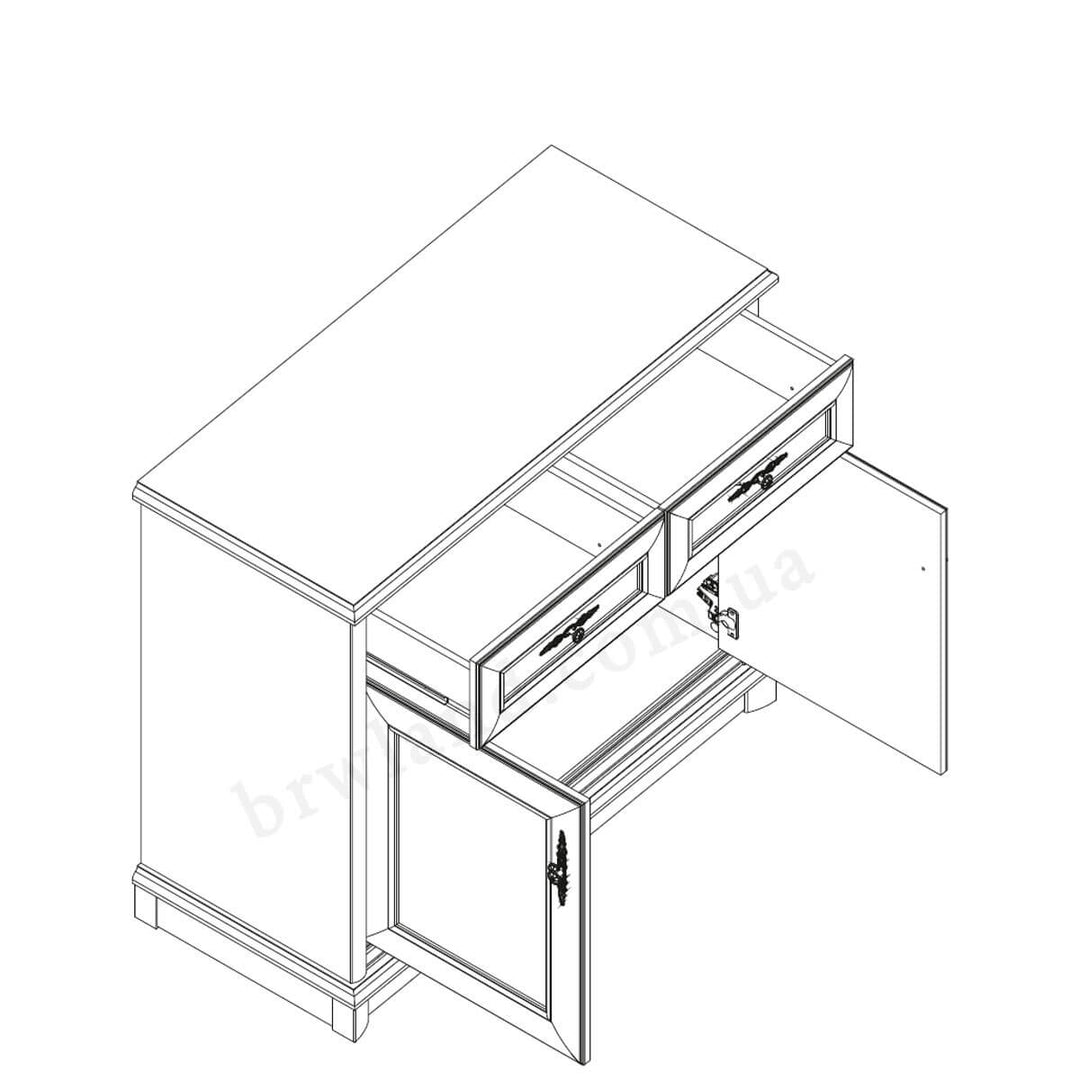 Фото схеми наповнення тумби СОНАТА НЬЮ ГЕРБОР 2D2S