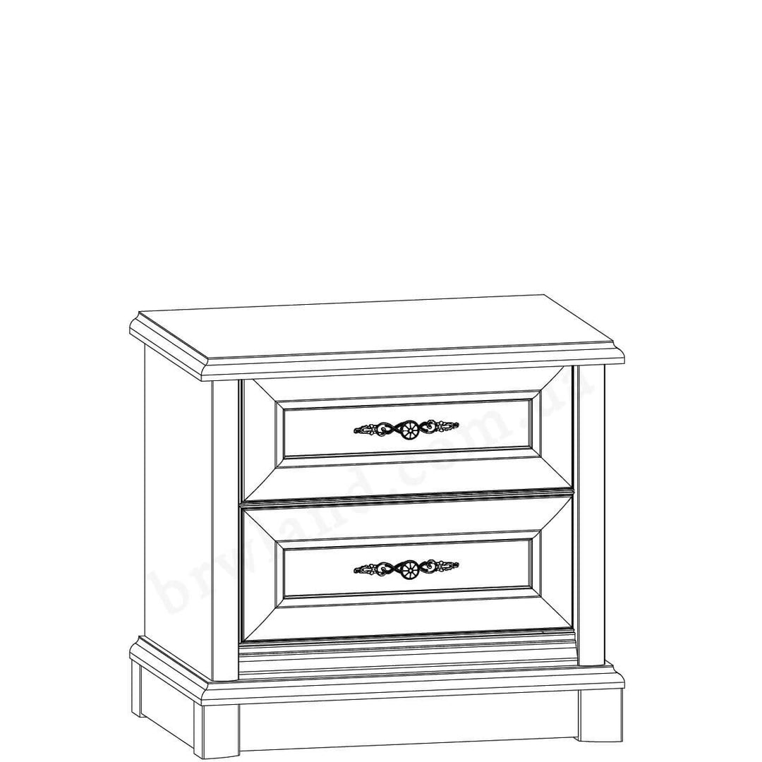 Фото схеми приліжкової тумбочки СОНАТА НЬЮ ГЕРБОР 2S