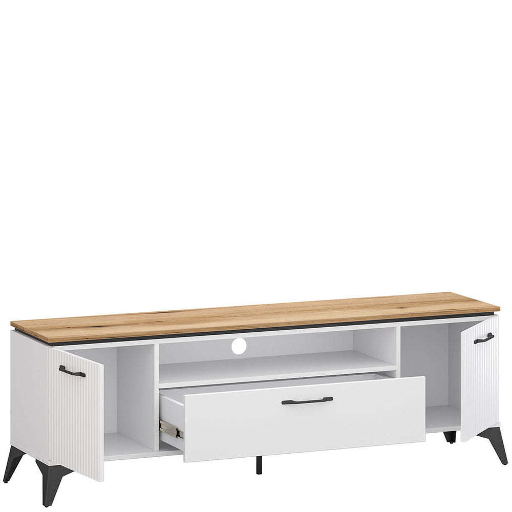 Фото наповнення тумби під телевізор VELUTTO MEBELBOS 2D1S/170