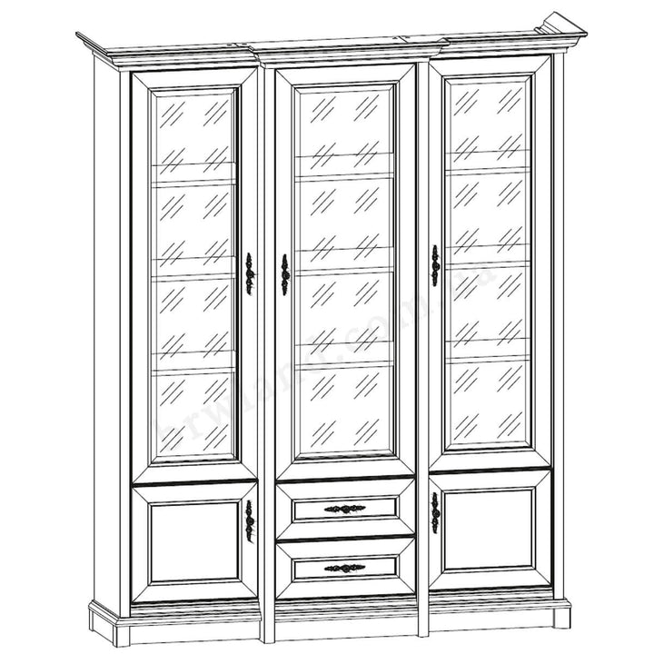 Фото схеми вітрини СОНАТА НЬЮ ГЕРБОР 3W2S