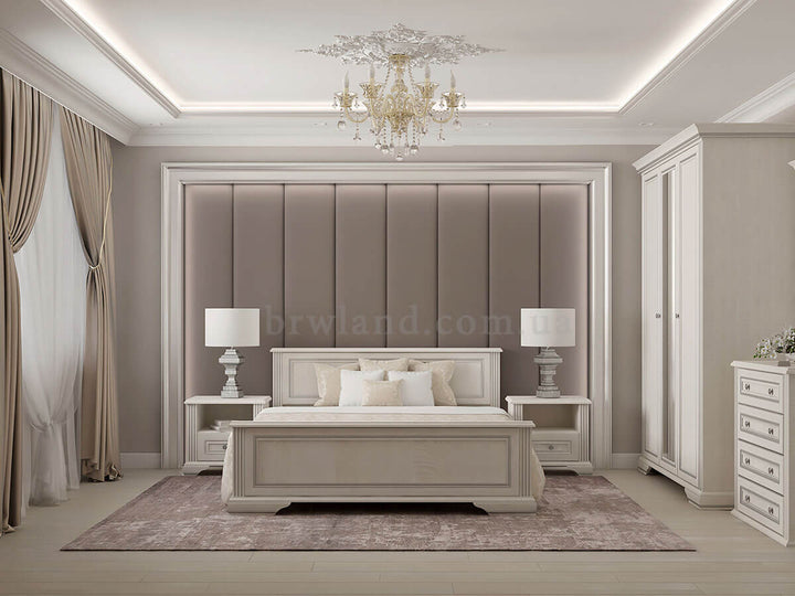 Фото спальні ВАЙТ ГЕРБОР ясен сніговий / сосна срібна