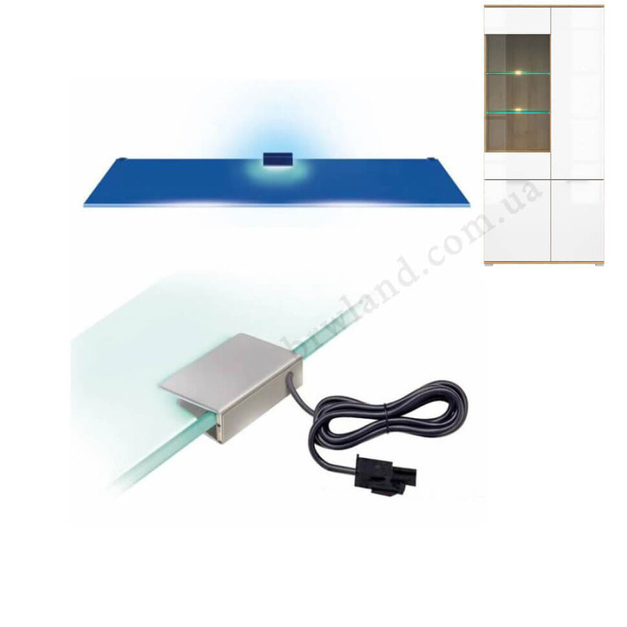 Фото підсвітки вітрини ZELE BRW REG1W3D_OPCJA